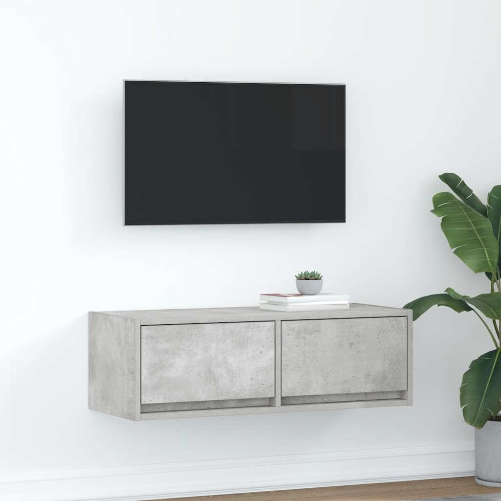 Tv-Meubel 80X31X25,5 Cm Bewerkt Hout